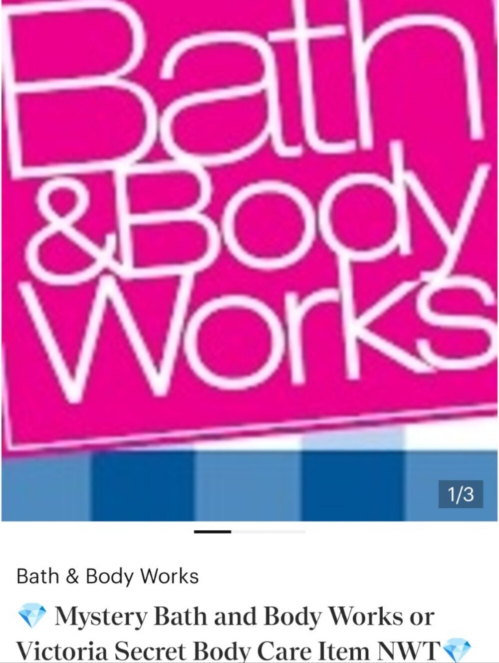 Bath & Body Works Mystery Item NWT